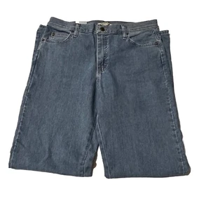 Lee Women's Jeans Relaxed Fit Flex Waist Straight Leg Sz 12 Long New with Tags - Picture 1 of 16