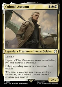 x1 Colonel Autumn R MTG Universes Beyond: Fallout M/NM, English - Picture 1 of 1