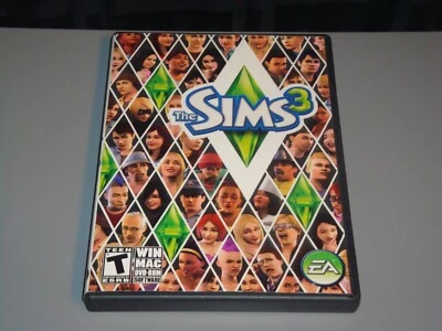The Sims 3 PC MAC DVD Rom Software Video Game EA Win Teen Simulation People - Image 1 of 3