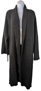 Young Fabulous Broke, black, ribbed, Open Cardigan, one size - Picture 1 of 4