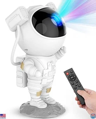 Galaxy Star Projector Night Light - Astronaut LED Lamp with Timer & Remote - Image 1 of 4