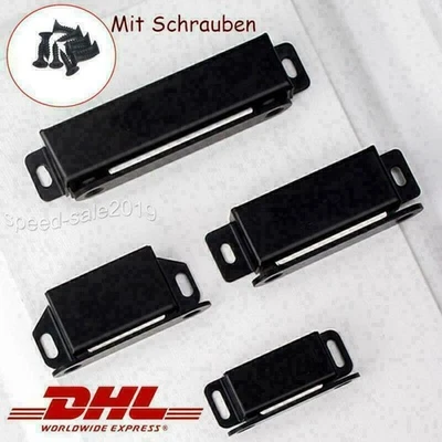4/10 Magnet Schnäpper Magnetschnapper Türmagnet Möbelmagnet Edelstahl 8-40kg DHL - Bild 1 von 4