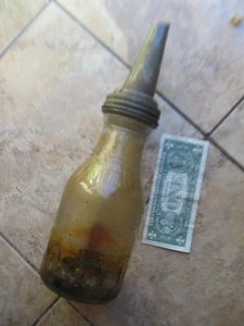 SELTENE 1926 DOVER gemarkt Autoglas Ölflasche, CAMBRIDGE MASS, Schmierung - Bild 1 von 10