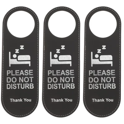  3 Pcs Wc Schild Nicht Stören Hotel Türhänger Privatsphäre Türschild - Bild 1 von 4