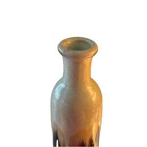 VINTAGE MID CENTURY DRIP GLAZE TALL VASE - Picture 1 of 6