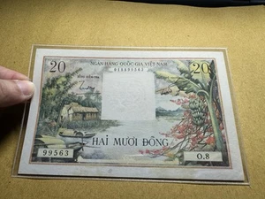 South Viet Nam Banknotes 20 Dong 1956 P-4a UNC_LDP Shop. - Picture 1 of 3