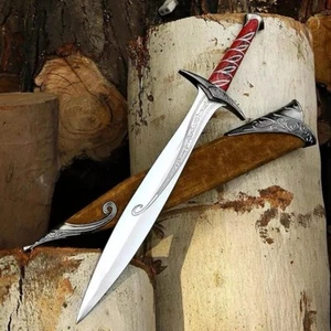 Carbon Steel, Wood, Leather. Handmade stainless Steel sting Sword hobbit - Picture 1 of 3