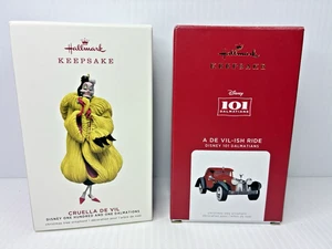 2019 PUNZE ANDENKEN ORNAMENT L.E. CRUELLA DE VIL & A DE VIL-ISH RIDE Neu in OVP - Bild 1 von 7