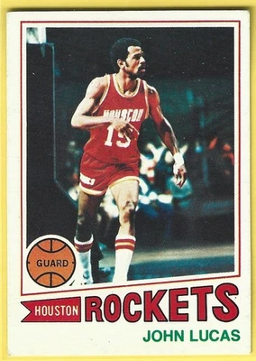 1977-78 Topps #58 John Lucas White Backs Free Shipping - Image 1 of 2
