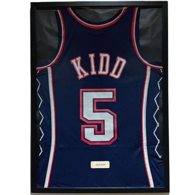 New Jersey Nets Jason Kidd Jersey Framed, Jason Kidd Shirt Framed, Brooklyn Nets - Image 1 of 4