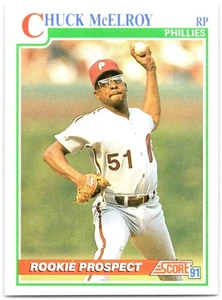 Chuck McElroy Score sports #374 Baseball Philadelphia Phillies - Picture 1 of 2