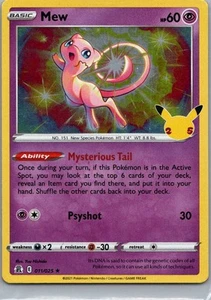Mew #011/025 | Holo Holo Rare | Celebrations - Picture 1 of 2