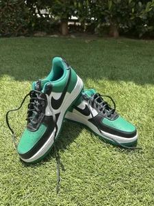 NIKE AIR FORCE 1 LOW BY YOU ID CELTICS GREEN BLACK SAIL OFF WHITE DV3892-900 6.5 - Picture 1 of 7