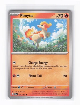 Ponyta (Common) SV05: Temporal Forces 026/162 NM - Image 1 of 2