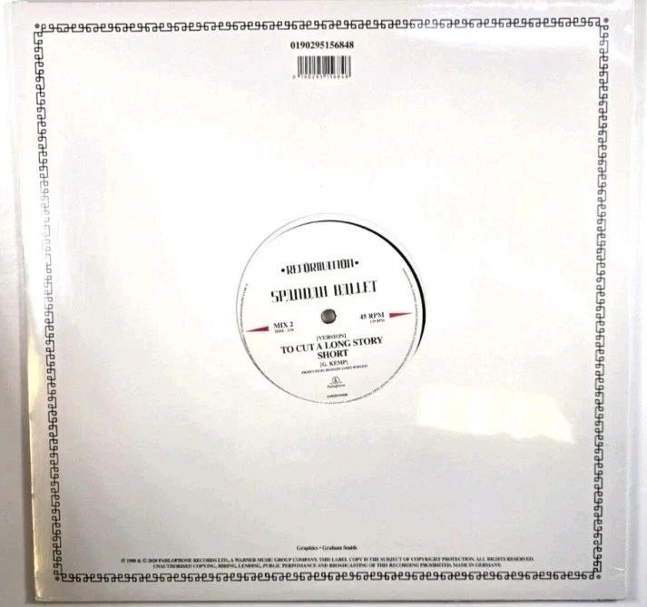 Spandau Ballet To Cut A Long Story Short  12" vinyl record 180g 2020 reissue New - Image 1 of 1