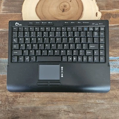 SIIG Wireless Mini Multimedia Touchpad Keyboard NO ADAPTOR As Is - Image 1 of 4