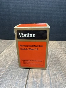Vivitar 135mm f2.8 Camera Lens for Minolta SR Series - Picture 1 of 18