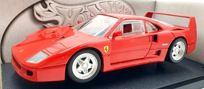 Hot Wheels 1/18 Scale Diecast - 23911 Ferrari F40 1988 Red Model Car - Image 1 of 4