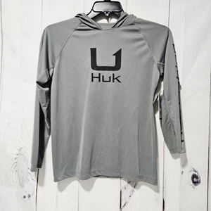 Youth Icon X Hoodie Fishing Shirt with Sun Protection for Kids size YL - Picture 1 of 3