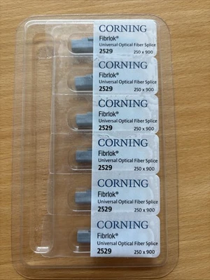 Fusion Splicing Corning FIBRLOK2 2529 (SET OF 6) FIBERSPLICE 250/900 3m - Image 1 of 2