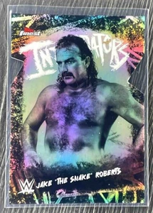 2025 Topps Finest WWE Jake The Snake Roberts Intimidators Die-Cut Refractor /75 - Picture 1 of 10