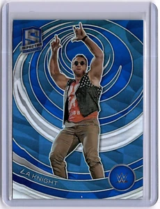 LA Knight 2023 Panini Chronicles Spectra WWE Blue #377 WWE Smackdown #06/99 - Picture 1 of 2