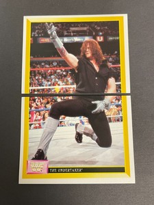 RARE - 1993 Merlin WWF Sticker Card #29 30 Undertaker wwe action packed rookie