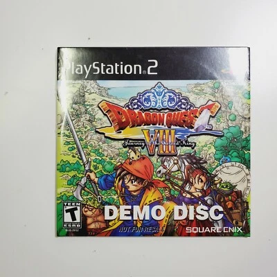 Dragon Quest VIII 8 Promo Demo Disc Sony PlayStation 2 PS2 RARE NEW SEALED - Image 1 of 4