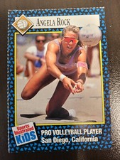 1992 Sports Illustrated For Kids Angela Rock RC beach volleyball card #34