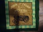 Vtg Fabric panel for John Deere antique tractor  1917-1924print pillow 17" x 42"