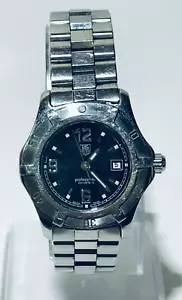 TAG HEUER Exclusive WN1310 Ladies Swiss Quartz Wristwatch w/Black Dial 20mm - Picture 1 of 15