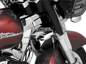 Harley FLHR Road King 1995-2013Triple Tree Wind Deflector Lower Chrome Kuryakyn - Picture 1 of 3
