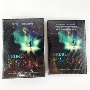 BROKEN BRAIN 8 Part Docuseries DVD & Expert Interviews DVD Dr. Mark Hyman SEALED - Picture 1 of 8