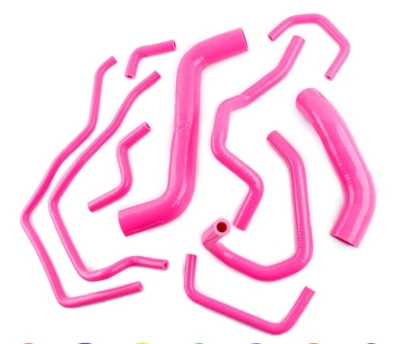 Kit de manguera de radiador de refrigerante de silicona rosa para Subaru Impreza WRX 2,5 L H4 2008-2011 Foto 1 de 4