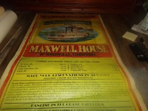 Vintage Reprint Burnside to The Maxwell House Steamboat Poster Jack Daniel 70er - Bild 1 von 14