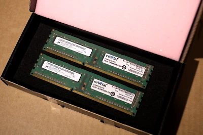 Crucial 2x 2GB DDR3 RAM, 1600MHz PC3-12800 CL11 DIMM (4GB Memory in Total) - Image 1 of 4
