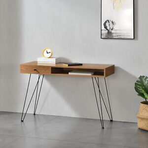 B-WARE Konsolentisch Schreibtisch Highboard Konsole mit Ablage + Schublade