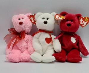 Ty Beanie Baby Valentino Valentina My Sweet 1994 2998 2007 Bundle Errors - Picture 1 of 12