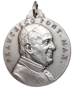 MEDAGLIA DEL GIUBILEO 2025 ( PAPA FRANCESCO / LOGO UFFICIALE DEL GIUBILEO ) - Foto 1 di 5