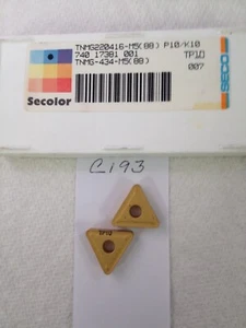 10 NEUE SECO TNMG-434-M5 (88) HARTMETALLEINSÄTZE. 220416-M5(88) GRADE: TP10 {C193} - Bild 1 von 1