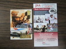 1999 Press Pass VIP # 46 Mark Martin Autograph / Signed Card JSA