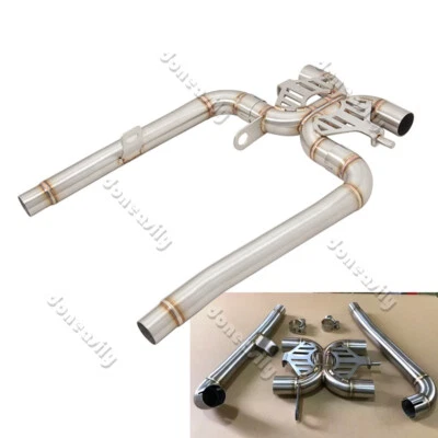 For Triumph Bonneville T100 T120 Thruxton EFI 1200 2021 2022 Exhaust Middle Pipe - Image 1 of 4