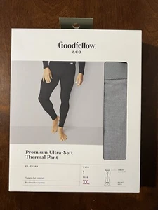 Goodfellow & Co Premium Ultra-Soft Tagless Thermal Gray Pants - XXL - Picture 1 of 2