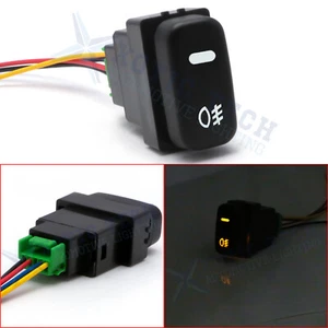 For Mitsubishi Lancer 2005-2018 OE-Style Push Button Switch w/LED Indicator Lamp - Picture 1 of 12