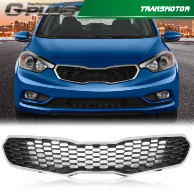 Fit For 2014 2015 2016 Kia Forte Forte5 Front Bumper Grill Grille Assembly - Image 1 of 4