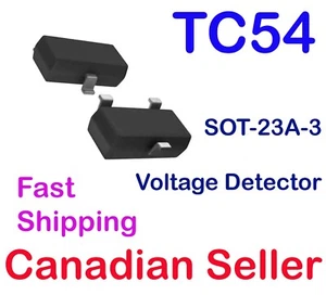 TC54 2.9V Push-Pull Totem Pole Supervisor Voltage Detector SOT23A-3 Microchip - Picture 1 of 1