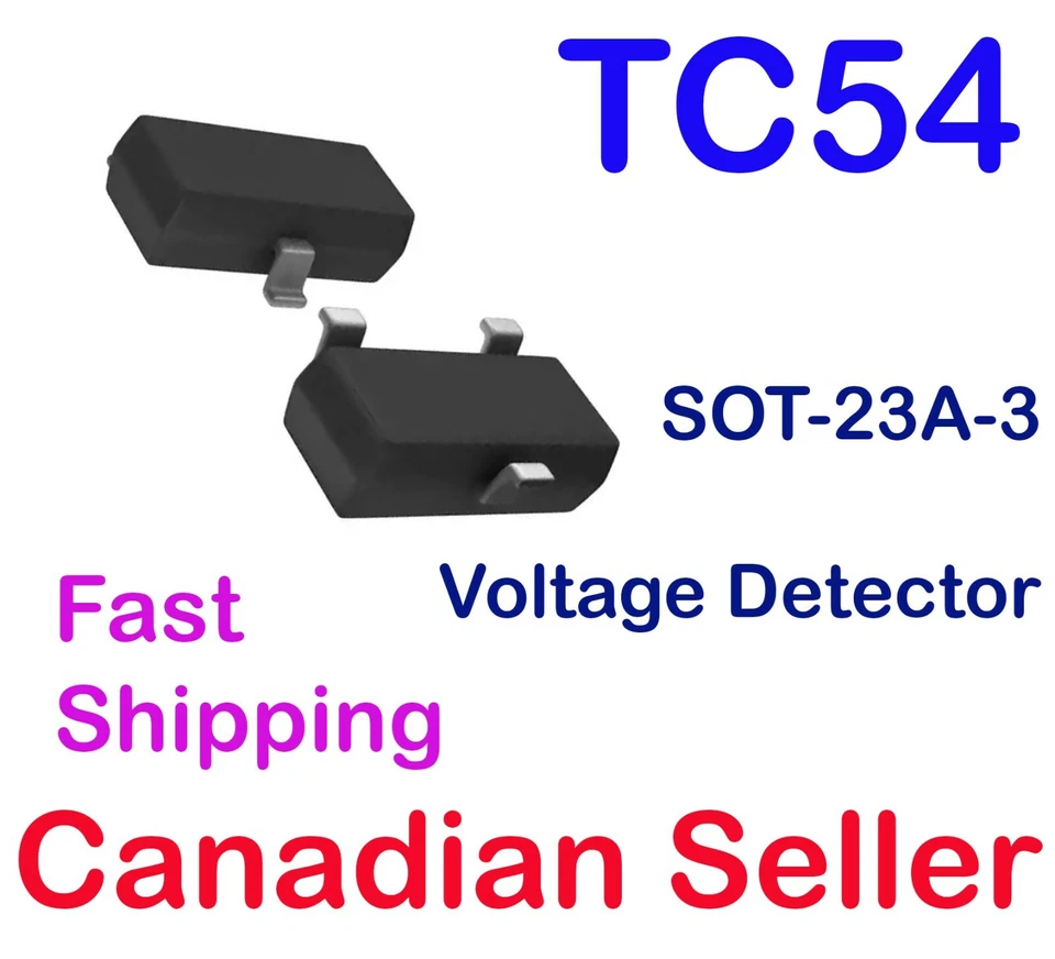 TC54 2.9V Push-Pull Totem Pole Supervisor Voltage Detector SOT23A-3 Microchip - Image 1 of 1
