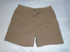 Costume da bagno Christopher & Banks taglia 14 kaki elasticizzato pantaloncino sopra o per escursionismo - Foto 1 di 8