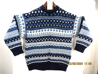 Suéter Pullover Pescador Grueso SCANDIA TALLA XL 100 % Lana Hecho en Dinamarca De Colección Para Hombre Foto 1 de 4