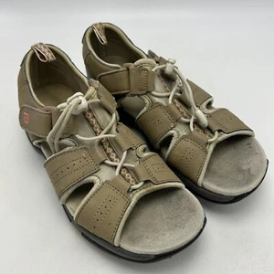 Footjoy Golf Sandals Womans 6 M Beige Hook Loop 48453 Greenjoy - Picture 1 of 10